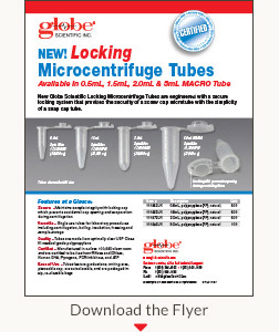 Microcentrifuge Tubes with Locking Cap Brochure