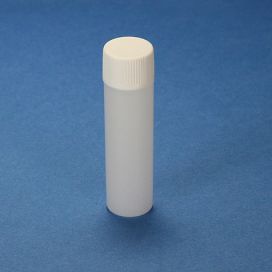 Scintillation Vial, 6.5mL, PE, with Attached White Screw Cap