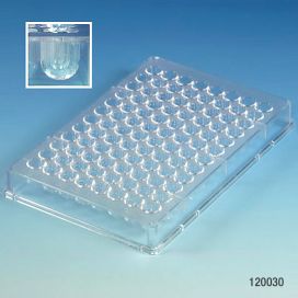 Microtitration Plate, 96-Well, U-Bottom, PS