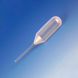 Transfer Pipet, 1.3mL, Fine Tip, 51mm, Bulb Draw - 1mL