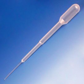 Transfer Pipet, 1.5mL, Fine Tip, 104mm, STERILE, 20/Bag, 25 Bags/Case