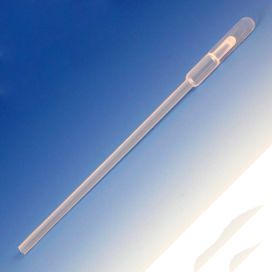 Transfer Pipet, 0.8mL, Special Purpose with Paddle, 125mm, Bulb Draw - 0.2mL