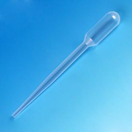 Transfer Pipet, 1.7mL, General Purpose, 87mm, STERILE, 20/Bag, 25 Bags/Unit