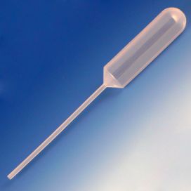 Transfer Pipet, 15.0mL, Narrow Stem, Large Bulb, 155mm, Bulb Draw - 8mL