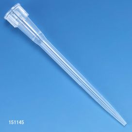 Certified Pipette Tips, 0.1-20uL, Universal, Natural, 45mm, Extended Length, 96/Rack, 10 Racks/Box