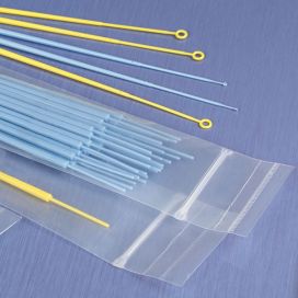 Inoculation Loop, Flexible, 1uL, Calibration Certificate, STERILE, PS, Blue, Individually Wrapped