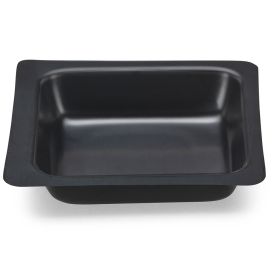 Square Weighing Boat, Anti-static, 45x 45 x 8mm, 10ml, Square Flat Bottom, Black