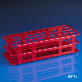 Rack, Tube, 25mm, 40-Place, PP, Red