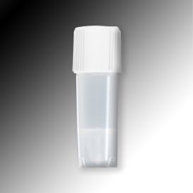 Sample Tube, 1.2mL, External Threads, PP, Conical Bottom, Self-Standing