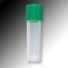 Sample Tube, 2mL, External Threads, PP, Round Bottom, Self-Standing