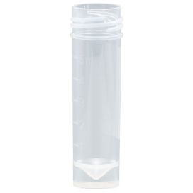 Transport Tube, 5mL, No Cap, PP, Conical Bottom, Self-Standing, Molded Graduations