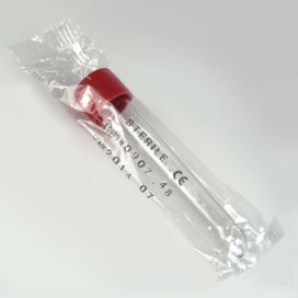 Test Tube with Attached Screw Cap, 16 x 100mm (12mL), PS, STERILE, Individually Wrapped