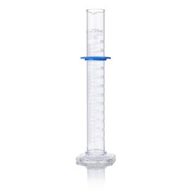 250mL Graduated Cylinder, Globe Glass, Class A, Each, 4/Case