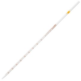 1mL Serological Pipette, Globe Glass, Reusable, Class A, 0.01 Graduations, Yellow Band