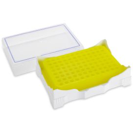 PCR Cold Work Rack, SBS / ISBER Footprint, 4°C, 96 well for PCR Plates and Strips, Green to Yellow