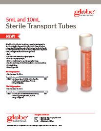 5mL & 10mL Sterile Transport Tube Flyer