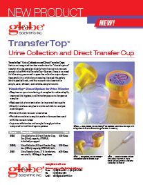 TransferTop™ Urine Collection & Transfer Cup Flyer